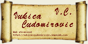 Vukica Čudomirović vizit kartica